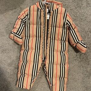 Burberry baby snowsuit